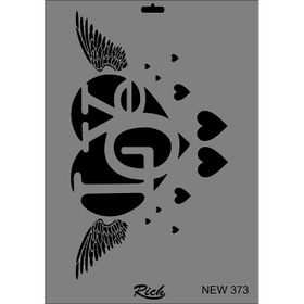Rich NEW-373 Stencil 25x35 cm Boyama Şablonu