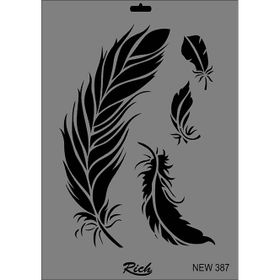 Rich NEW-387 Stencil 25x35 cm Boyama Şablonu