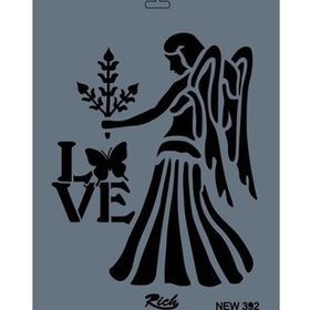 Rich NEW-392 Stencil 25x35 cm Boyama Şablonu