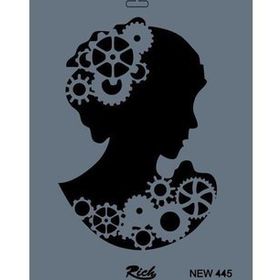 Rich NEW-445 Stencil 25x35 cm Boyama Şablonu