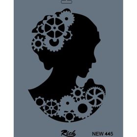 Rich NEW-445 Stencil 25x35 cm Boyama Şablonu