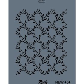Rich NEW-454 Stencil 25x35 cm Boyama Şablonu