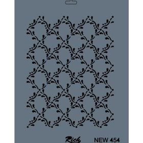 Rich NEW-454 Stencil 25x35 cm Boyama Şablonu