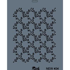 Rich NEW-454 Stencil 25x35 cm Boyama Şablonu
