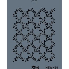 Rich NEW-454 Stencil 25x35 cm Boyama Şablonu