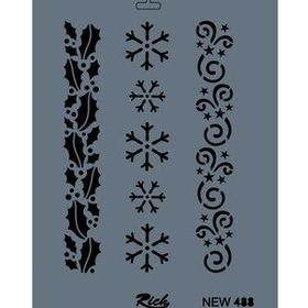 Rich NEW-488 Stencil 25x35 cm Boyama Şablonu