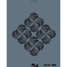 Rich NEW-494 Stencil 25x35 cm Boyama Şablonu