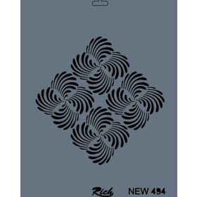 Rich NEW-494 Stencil 25x35 cm Boyama Şablonu
