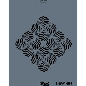 Rich NEW-494 Stencil 25x35 cm Boyama Şablonu