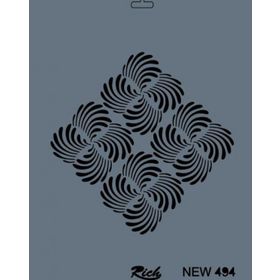 Rich NEW-494 Stencil 25x35 cm Boyama Şablonu