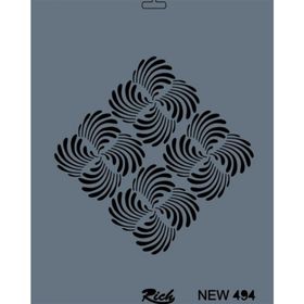Rich NEW-494 Stencil 25x35 cm Boyama Şablonu