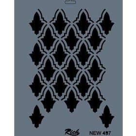 Rich NEW-497 Stencil 25x35 cm Boyama Şablonu