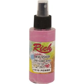 Rich New Fashion 1510 Pembe 100 cc Sprey Kumaş Boyası