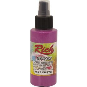 Rich New Fashion 1522 Fuşya 100 cc Sprey Kumaş Boyası