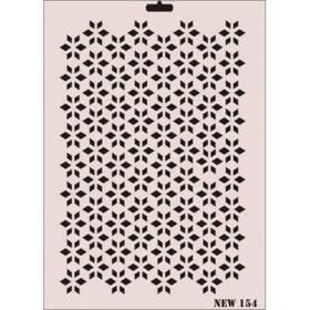Rich New Seri N 154 35x25 cm Stencil
