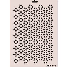 Rich New Seri N 154 35x25 cm Stencil