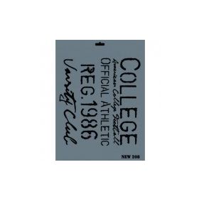 Rich New Seri N 208 35x25 cm Stencil
