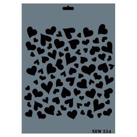 Rich New Seri N-254 35x25 cm Stencil
