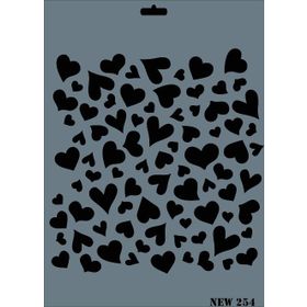 Rich New Seri N-254 35x25 cm Stencil