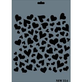 Rich New Seri N-254 35x25 cm Stencil