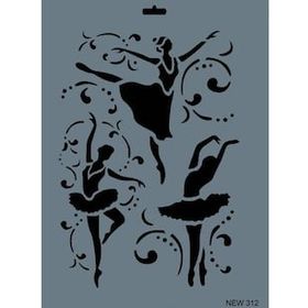 Rich New Seri N-312 35x25 cm Stencil
