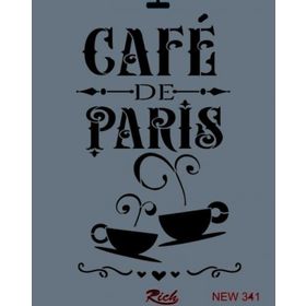 Rich New Seri N-341 35x25 cm Stencil
