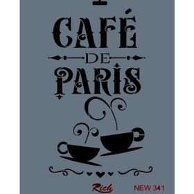 Rich New Seri N-341 35x25 cm Stencil