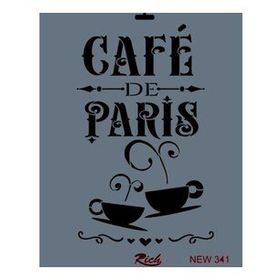Rich New Seri N-341 35x25 cm Stencil