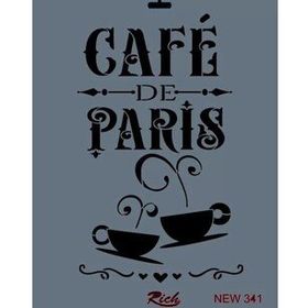 Rich New Seri N-341 35x25 cm Stencil