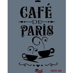 Rich New Seri N-341 35x25 cm Stencil