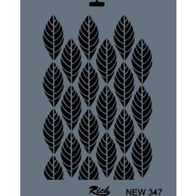 Rich New Seri N-347 35x25 cm Stencil