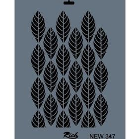 Rich New Seri N-347 35x25 cm Stencil