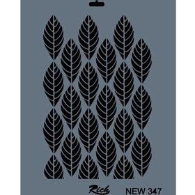 Rich New Seri N-347 35x25 cm Stencil