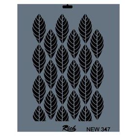 Rich New Seri N-347 35x25 cm Stencil