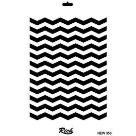 Rich New Seri N 358 35x25 cm Stencil