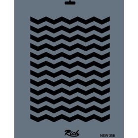 Rich New Seri N 358 35x25 cm Stencil