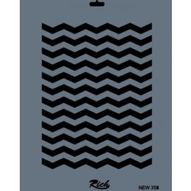 Rich New Seri N 358 35x25 cm Stencil
