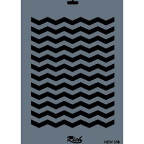 Rich New Seri N 358 35x25 cm Stencil