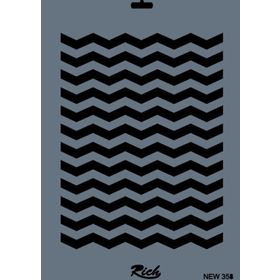 Rich New Seri N 358 35x25 cm Stencil