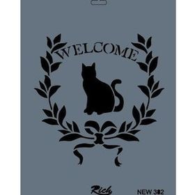 Rich New Seri N-382 35x25 cm Stencil