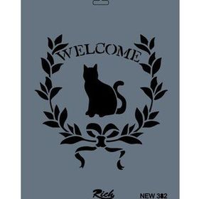 Rich New Seri N-382 35x25 cm Stencil