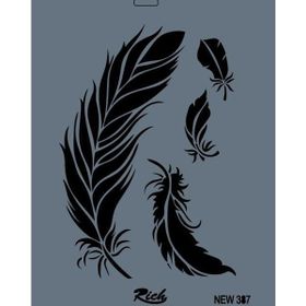 Rich New Seri N-387 35x25 cm Stencil