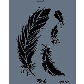 Rich New Seri N-387 35x25 cm Stencil