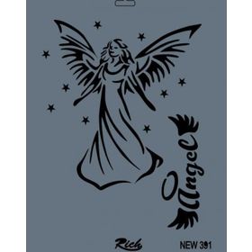 Rich New Seri N-391 35x25 cm Stencil
