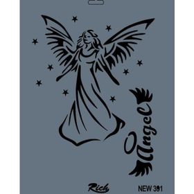 Rich New Seri N-391 35x25 cm Stencil