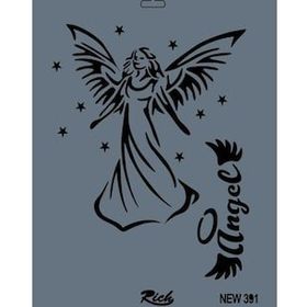 Rich New Seri N-391 35x25 cm Stencil