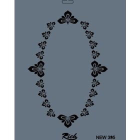 Rich New Seri N-395 35x25 cm Stencil