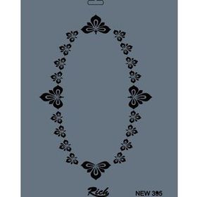 Rich New Seri N-395 35x25 cm Stencil