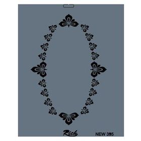 Rich New Seri N-395 35x25 cm Stencil