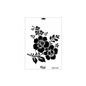 Rich New Seri N-397 35x25 cm Stencil